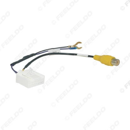 Picture of Car 20-pin Reverse Camera Video Input Adapter Wiring Cable Use For Toyota Original Head Unit Retrofitting Auto Reverse Camera