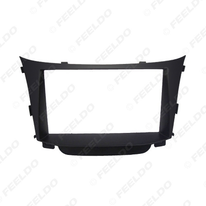 Picture of Car 2Din Radio Face Fascia Frame For Hyundai i-30 2011 Stereo DVD GPS NAV Dashboard Panel Frame Installation Kit 
