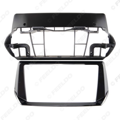 Picture of Car Radio Stereo 2Din Fascia Frame for Peugeot 2008 (2020) 9 Inch Big Screen Audio Stereo Dashboard Panel Mount Trim Kit