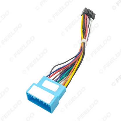 Picture of Car 16pin Audio Wiring Harness For Buick Excelle Wuling Hongguang S Aftermarket Stereo Installation Wire Adapter