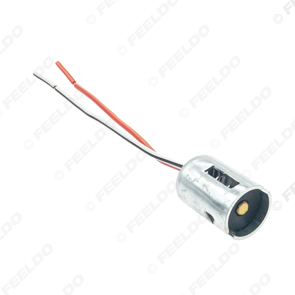 Picture of Car 1156 S25 1141 BA15s 7506 LED Socket Extension Replacement Holder Wire Harness