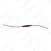 Picture of 1PC Car/Auto Fuse Holder With 20AWG Wire For 5x20mm Glass Fuse