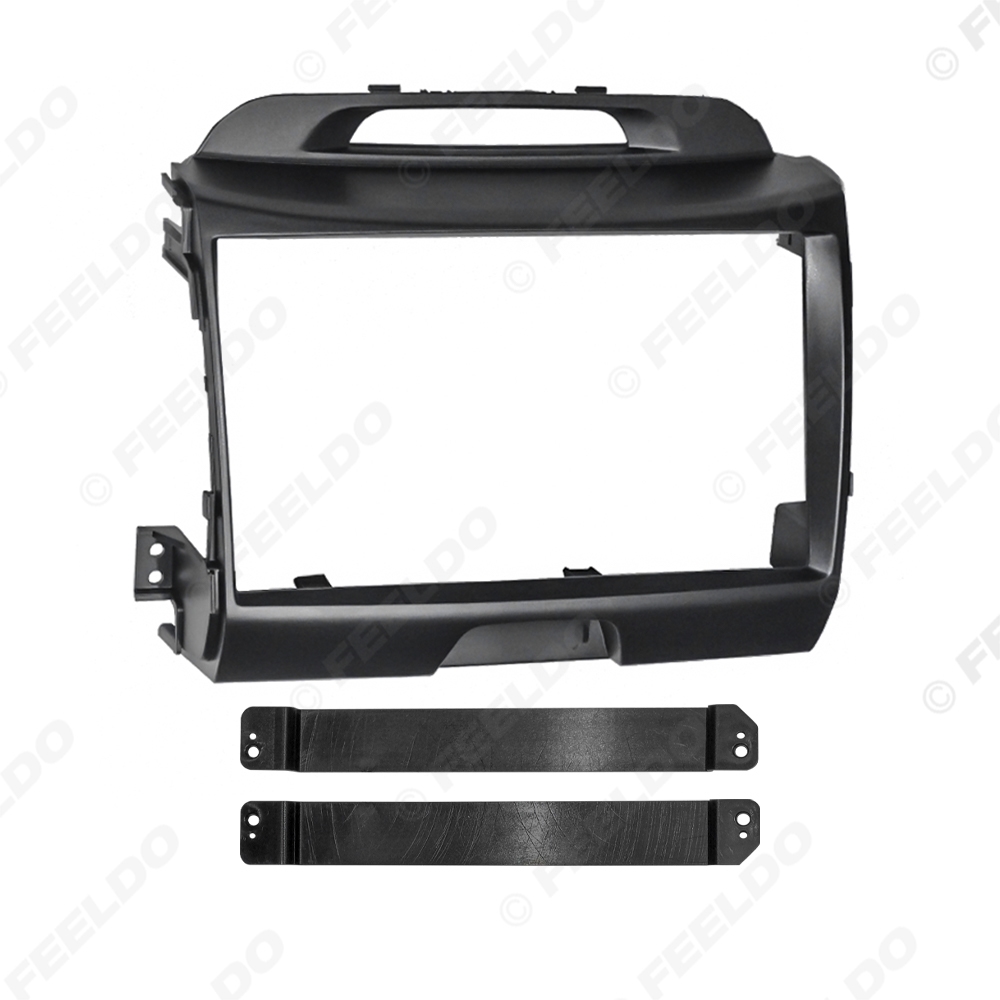 Picture of Car Radio Audio 2DIN 9" Big Screen Fascia Frame Adapter For KIA Sportage 11-16 DVD Player Dash Fitting Panel Frame Kit