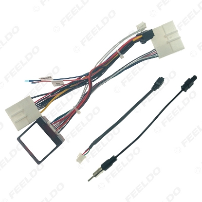 Picture of Car Audio 16PIN DVD Player Power Calbe Adapter With Canbus Box For Renault Clio-4/Captur 16-17 Stereo Plug Wiring Harness