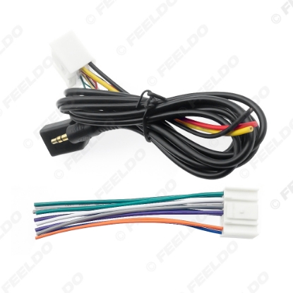 Picture of For Car Audio CD Stereo Wiring Harness Adapter With USB/AUX(3.5mm) Plug For Kia K2/K5/Sportage R Factory OEM Radio CD/DVD Stereo