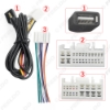Picture of For Car Audio CD Stereo Wiring Harness Adapter With USB/AUX(3.5mm) Plug For Kia K2/K5/Sportage R Factory OEM Radio CD/DVD Stereo