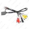 Picture of 20-pin Extended Interface Cable With RCA AUX-IN/OUT Audio/Video MIC Receptacle And SIM Slot For Android Head Unit Stereo