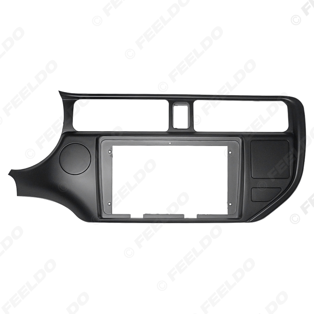 Picture of Car 2Din Audio Radio Fascia Frame For KIA RIO 2012 9 Inch Big Screen Stereo Dash Fitting Panel Frame Kit