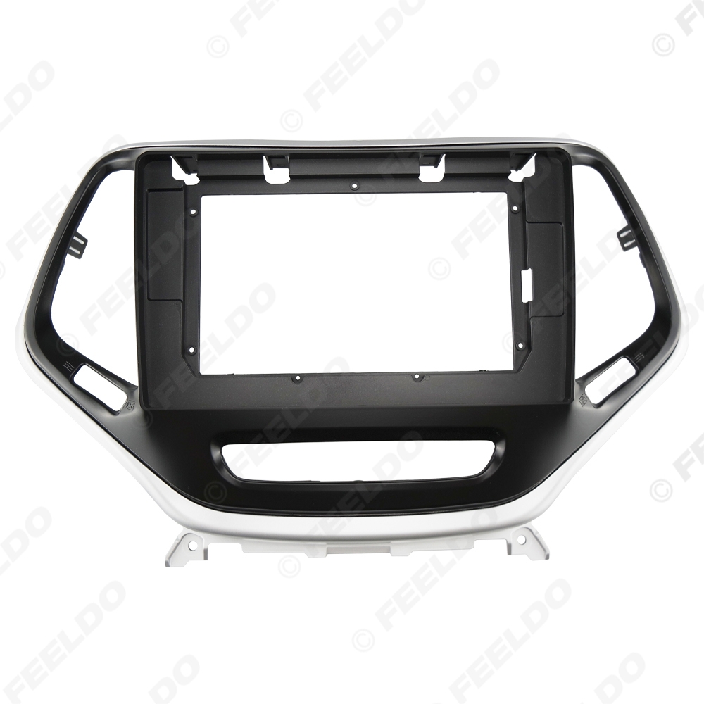 Picture of Car Audio 2DIN Fascia Frame Adapter For Jeep Cherokee 10.1" Big Screen DVD Player Dash Fitting Panel Frame Kit