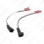 Picture of 2pcs Car 2Pin Stereo Speaker Wire Harness Adaptors For Ford Auto Speaker Replacement Connection Wiring Plug Cables