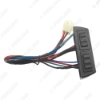 Picture of Universal power window 3pcs switches with Holder and wire Harness