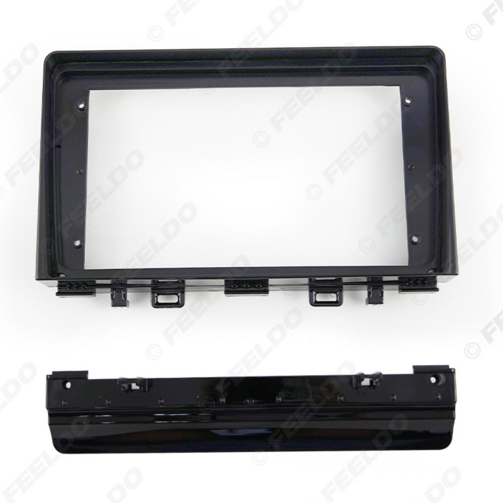 Picture of Car Audio 9" Big Screen Fascia Frame Adapter For KIA Rio 2Din Dash Stereo Fitting Panel Frame Kit
