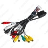 Picture of 20-pin Extended Interface Cable With RCA AUX-IN/OUT Audio/Video MIC Receptacle And SIM Slot For Android Head Unit Stereo