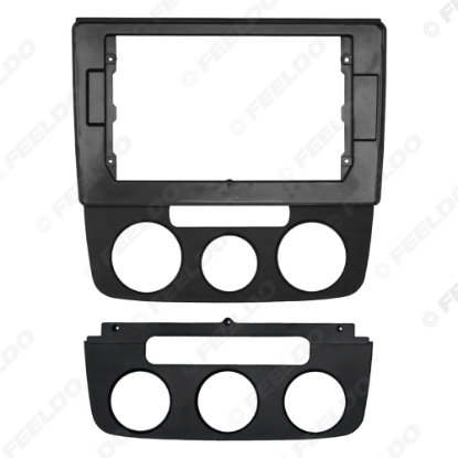 Picture of Car Audio 10.1" Big Screen DVD Fascia Frame Adapter For Volkswagen Bora  2Din Dash Installation Panel Frame Kit