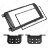 Picture of Black Car 2DIN Audio Radio Fascia Frame for Ford Mondeo 2007/C Max Dash Trim Face Plate Panel Kit