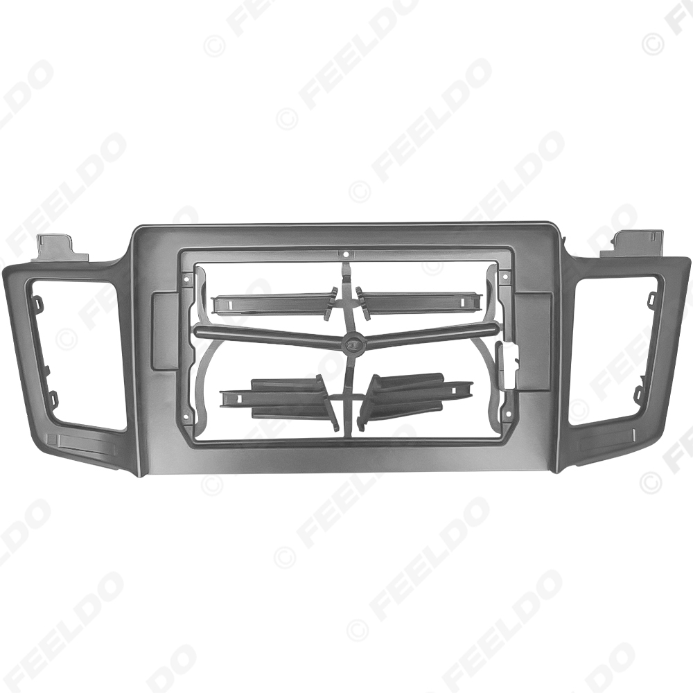 Picture of Car Audio 2Din Fascia Frame Adapter For Toyota RAV4 2013 Big Screen 10.1 Inch Stereo Dash Fitting Panel Frame Kit