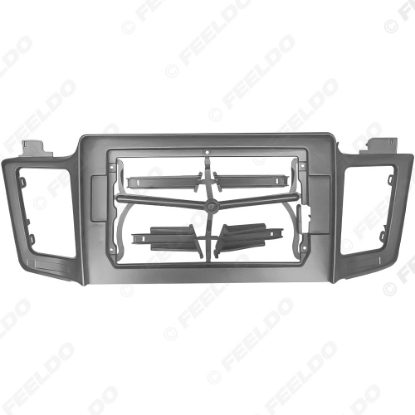 Picture of Car Audio 2Din Fascia Frame Adapter For Toyota RAV4 2013 Big Screen 10.1 Inch Stereo Dash Fitting Panel Frame Kit