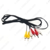 Picture of 1PC 1.5M 3-RCA Male to 3-RCA Male Jack Plug Audio Video AV Extension Cable Stereo AV Connector Cord Media Player Adapter
