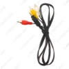 Picture of 1PC 3.5mm TRRS To 3-RCA Male Audio Video Adapter AUX Cable Standard Converter Wire For Speaker TV Box CD DVD Player 1M