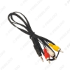 Picture of 1PC 3.5mm TRRS To 3-RCA Male Audio Video Adapter AUX Cable Standard Converter Wire For Speaker TV Box CD DVD Player 1M