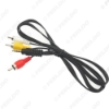 Picture of 1PC 3.5mm TRRS To 3-RCA Male Audio Video Adapter AUX Cable Standard Converter Wire For Speaker TV Box CD DVD Player 1M