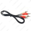 Picture of 1PC 2-RCA Male To 2-RCA Male Jack Plug Audio Video AV Extension Cable Stereo AV Connector Cord For CD DVD Media Player Adapter