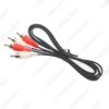 Picture of 1PC 2-RCA Male To 2-RCA Male Jack Plug Audio Video AV Extension Cable Stereo AV Connector Cord For CD DVD Media Player Adapter