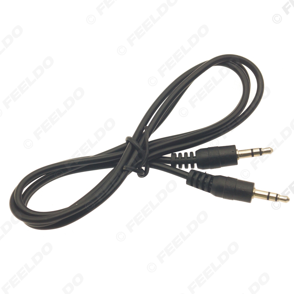 Picture of 1M Aux Cable Jack 3.5mm Male To Male Audio Cable for Iphone Car Stereo Headphone Speaker CD MP3