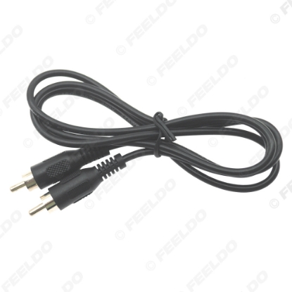 Picture of 1-RCA Male To 1-RCA Male Jack Plug Audio Video AV Extension Cable Stereo AV Connector Cord For CD DVD Media Player Adapter