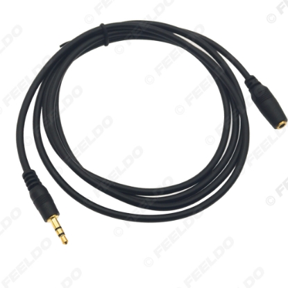 Picture of 1PC 150cm 3.5mm Female To Male Headphone Adapter Headset Earphone Audio Stereo Cable For Pad Phone Android Mobile MP3 MP4 Wire
