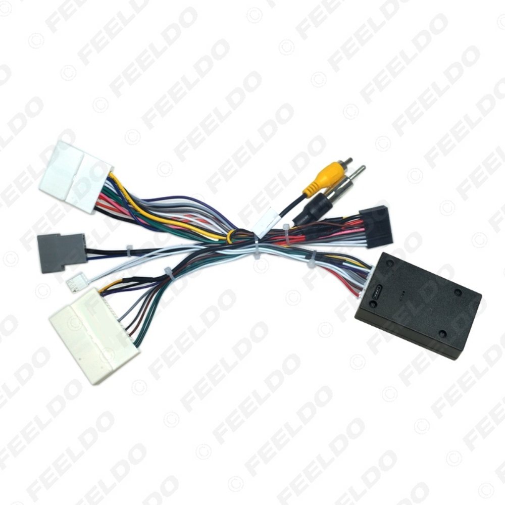 Picture of Car Audio 16PIN Android Power Cable Adapter With Canbus Box For Nissan Sylphy Tiida CD/DVD Player Wiring Harness