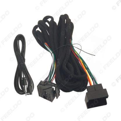 Picture of Car Radio Stereo Wiring Harness Adapter Plug For BMW 3-series E46 M3 E39 E53 Auto Audio Power Wire Aftermarket Installation