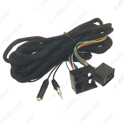 Picture of Car Radio Stereo Wiring Harness Adapter Plug For BMW 3-series E46 5-series E39 X5(E53) Audio Power Wire Installation