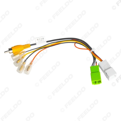 Picture of Car Parking Rear Camera Video Plug Converter RCA Cable For Isuzu D-Max (12-20) 8Pins Parking Reverse Wire Adapter