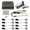 Picture of Car 8 Sensors Dual Front/Back Rear View Visual Video Parking Sensor Backup Radar System Kit