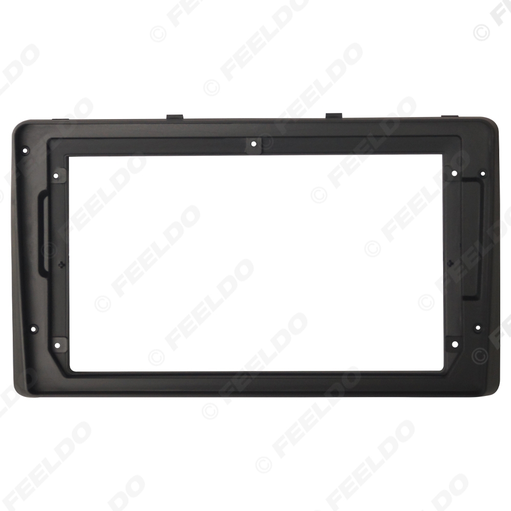Picture of Car 2Din Audio Face Plate Fascia Frame For KIA Carnival 9" Big Screen Radio Stereo Panel Dash Mount Refitting Kit