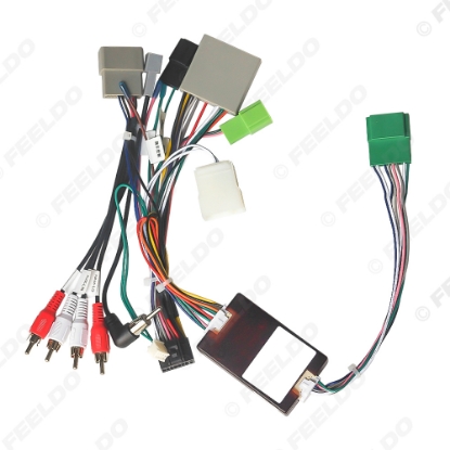 Picture of Car 16pin Power Cord Wiring Harness Adapter With Canbus Box For Honda Civic 2006-2011 Installation Head Unit