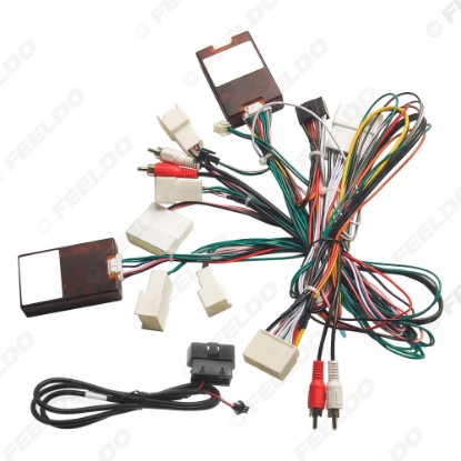 Picture of Auto 16Pin Stereo Power Wiring Harness Cable With Canbus & OBD Wire For Lexus LS430 (98-06,Low Level Trim) Radio Power Wire Adapter 