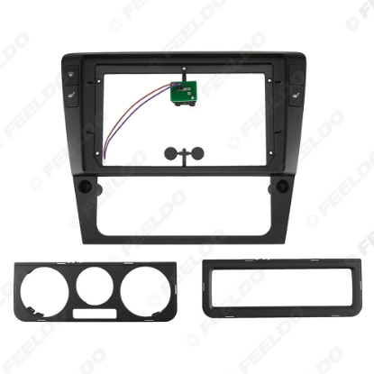 Picture of Car Audio 9" Big Screen Head Unit Dash Fascia Panel Frame Kit Adapter For Volkswagen Passat B6 (04-10) Radio Dash Frame