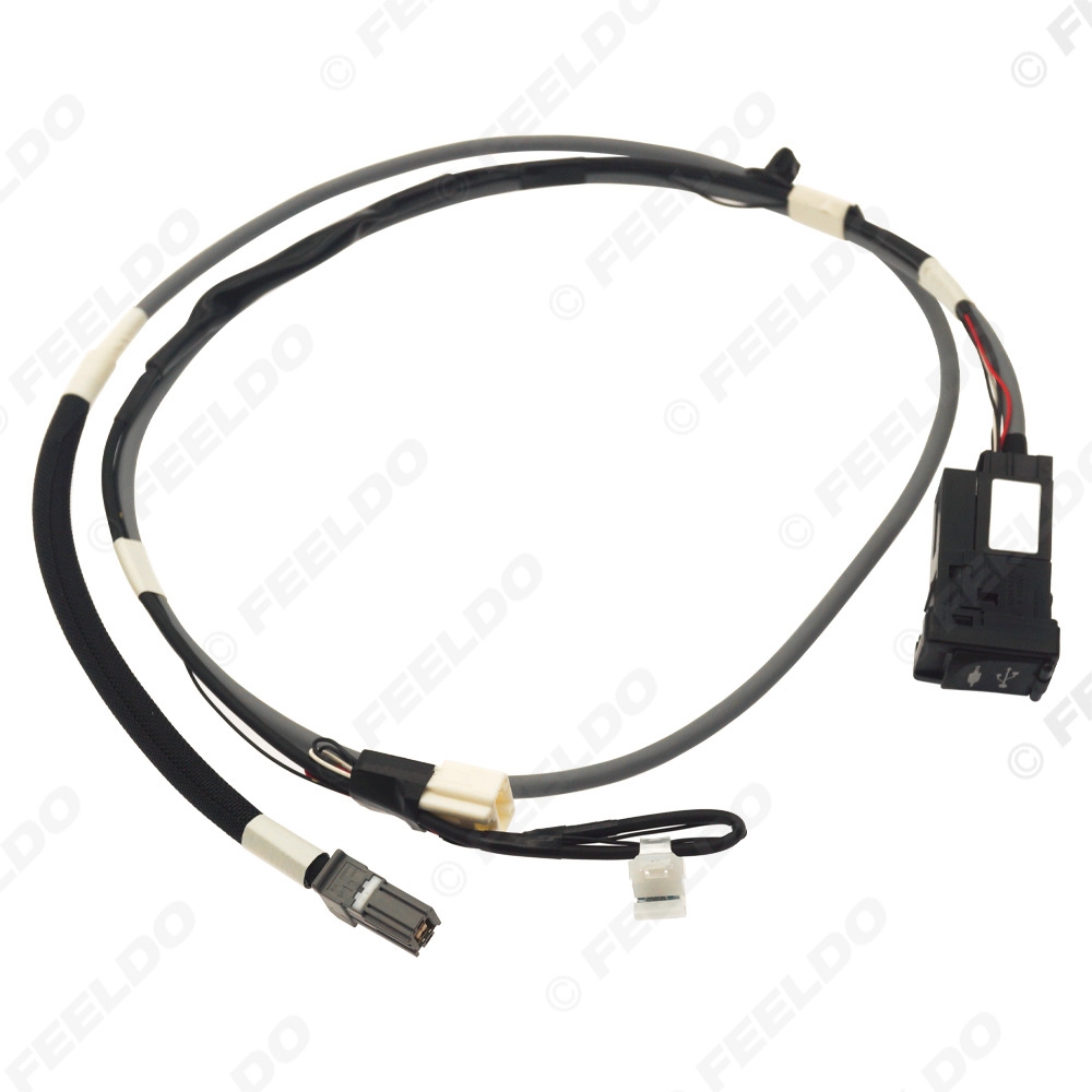 Picture of Car Audio USB AUX Interface Adapter for Toyota Corolla Camry Highlander Sienna RAV4 Prius AUX Cable