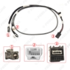 Picture of Car Audio USB AUX Interface Adapter for Toyota Corolla Camry Highlander Sienna RAV4 Prius AUX Cable