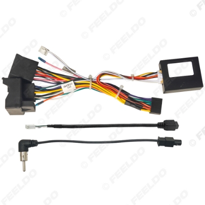 Picture of Car 16pin Power Cord Wiring Harness Adapter With Canbus Box For Opel Corsa D4 Gen. 2010-2016 Installation Head Unit