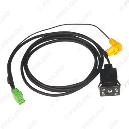Picture of Car Radio USB AUX-In Cable Plug AUX Socket Adapter For Audi MMI3G 3G+ A6L/A4L/Q5/Q7/A5/S5/TT AUX Wire Harness