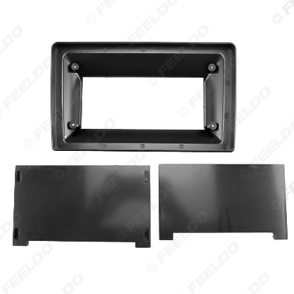 Picture of Car Stereo 1Din T10 9 Inch 1Din To 10.1 Inch Big Screen Fascia Frame Adapter For Audio Dash Fitting Panel Frame Kit