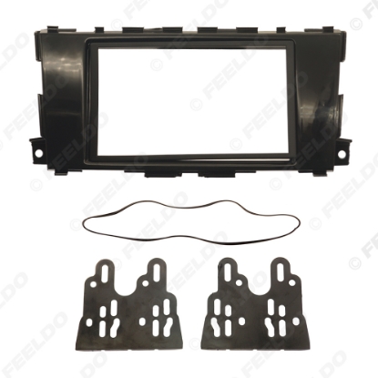 Picture of Car 2DIN Fascia Panel Frame for Nissan Teana/Altima 2012+ Stereo Audio Fascia Panel Dash Trim Installation Kit