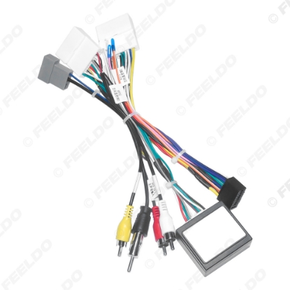 Picture of Car 16pin Power Cord Wiring Harness Adapter With Canbus For Nissan NP300/Navara/Frontier(14-16) Installation Head Unit