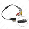 Picture of Car Media Music 3-RCA Female To MDI/AMI Interface AUX Cable For Audi Volkswagen Skoda Wire Aux Adapter 