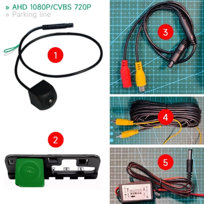 Picture of Special Car Rearview Camera With LED Light for 2010 Honda Civic with guide Line Backup Camera