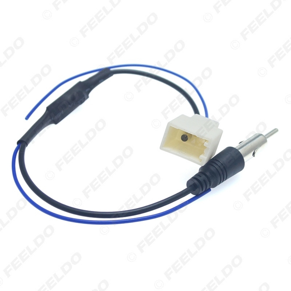 Picture of Car Radio Audio FM Antenna Wire With Amplifier Installation Adapter for Toyota Crown Prado Vios RAV4 FM Antenna Cable