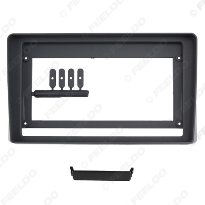 Picture of Car Audio 9" Big Screen Head Unit Dash Fascia Panel Frame Kit Adapter For Toyota Avanza 04-07 Senia M80 09-14 Dasm Frame
